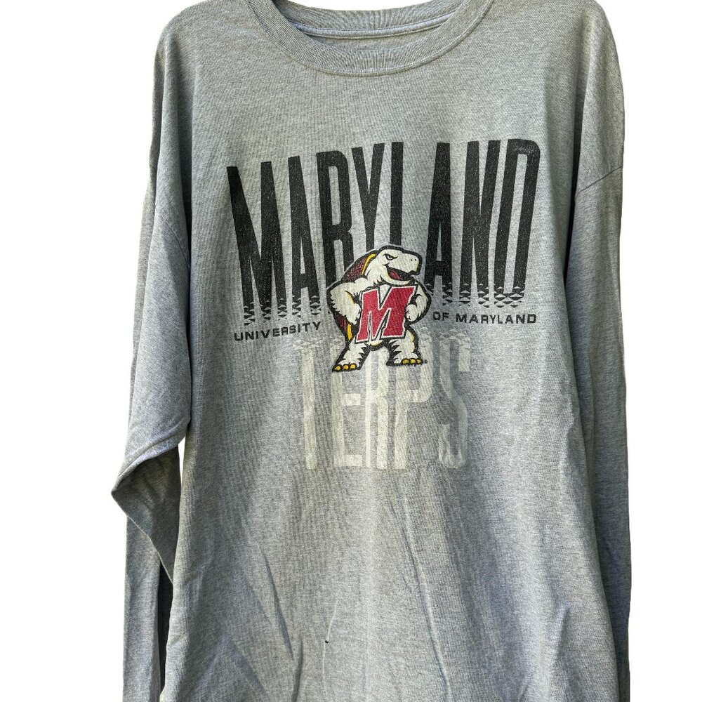 UMD University of Maryland College Park Terrapins Champion Long-Sleeve Tee Shirt